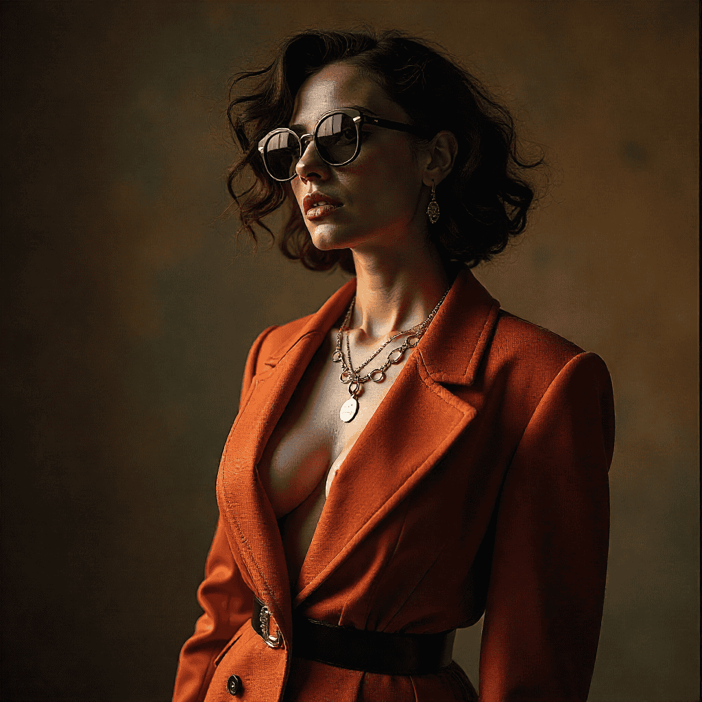 Organized closet with curated pieces